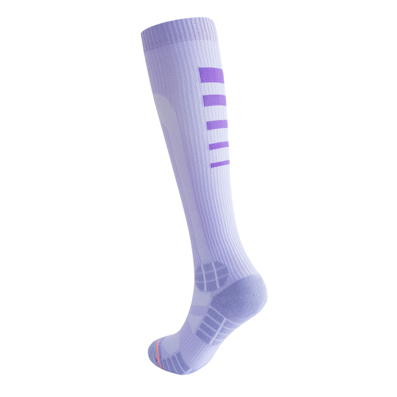Purple Women's marathon running fitness socks