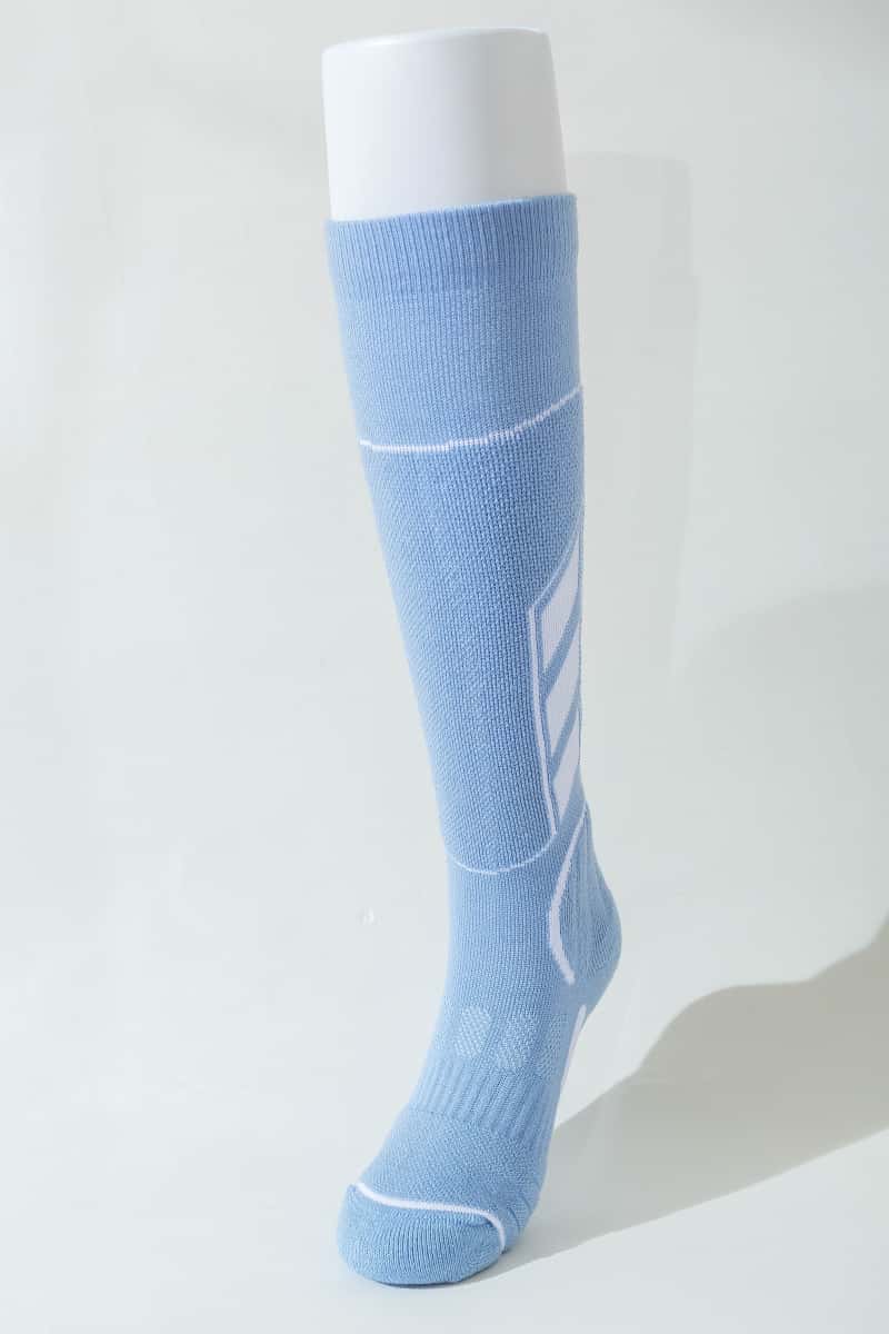 Blue Women's Merino wool ski socks