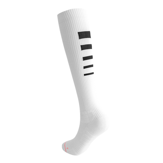White Women's marathon running fitness socks