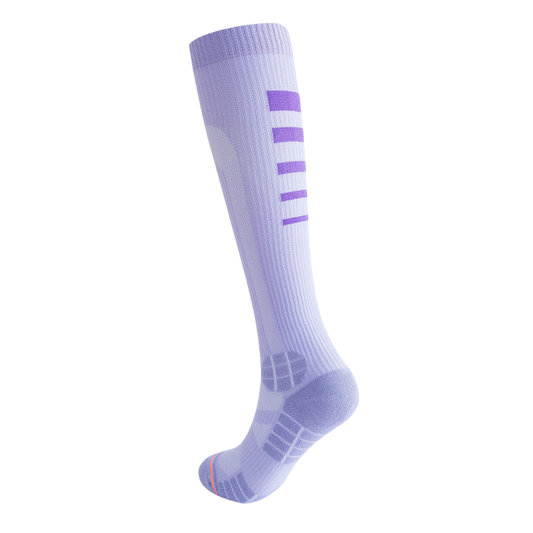 Purple Women's marathon running fitness socks