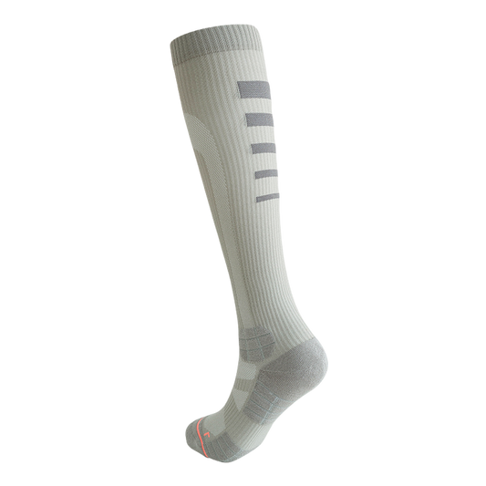 Gray Women's marathon running fitness socks