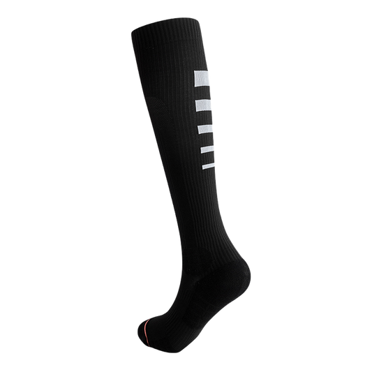 Black Women's marathon running fitness socks