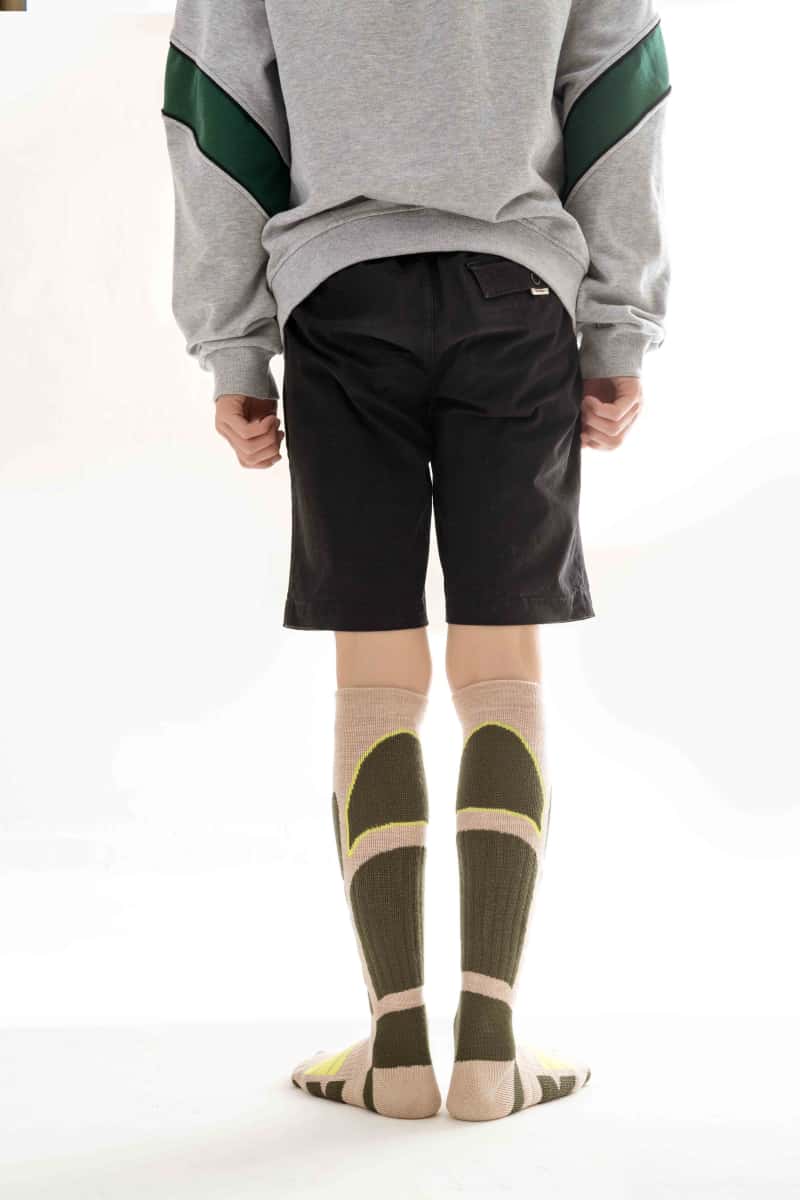 Camel Color Unisex Merino wool Ski Socks