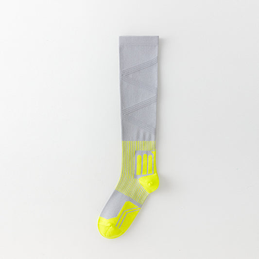 Gray Women's fitness and sports pressure socks